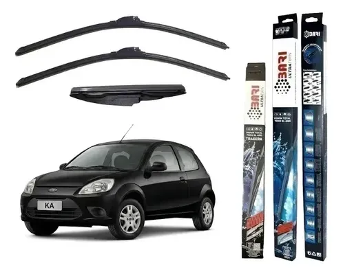 Kit De 3 Escobillas Ford Ka 2010 2011 2012 2013 2014 2015