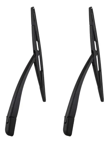 2 Cepillos Y Limpiaparabrisas Negro Para Bisel Trasero De Co