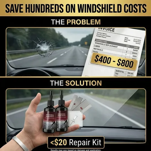 Windshield Repair Kit, 5min Quick-repair Nano Glass Repair