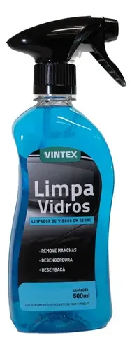 Limpia Vidrios Vintex 500ml Limpieza Cristales Auto