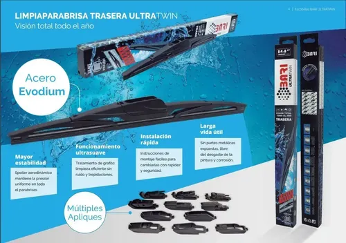 Kit 3 Escobillas Limpiaparabrisa Renault Sandero 2015 A 2019