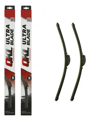 Kit 2 Escobillas Delantera Flex Goma Para Nissan Versa