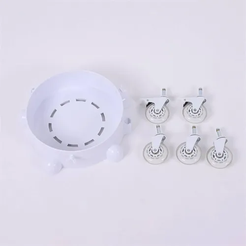 Base Cubo Con Ruedas Multidireccional Soporte Para Garaje