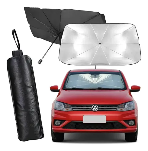 Parasol Reflectivo Tipo Paraguas Para Parabrisas Auto Hb