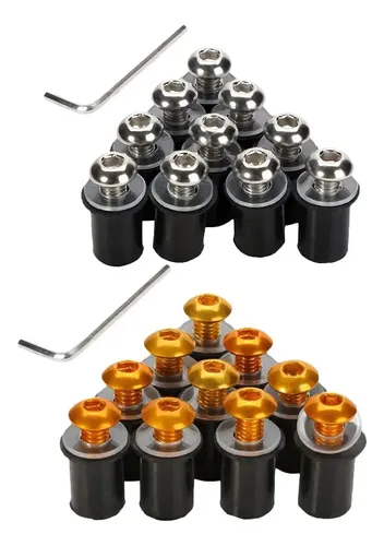 Kit De Tornillos De Aluminio Para Parabrisas, 20 Piezas