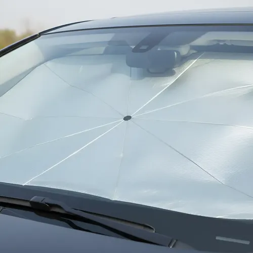 Paragua Parasol Plegable Metalizada Para Parabrisa Con Funda