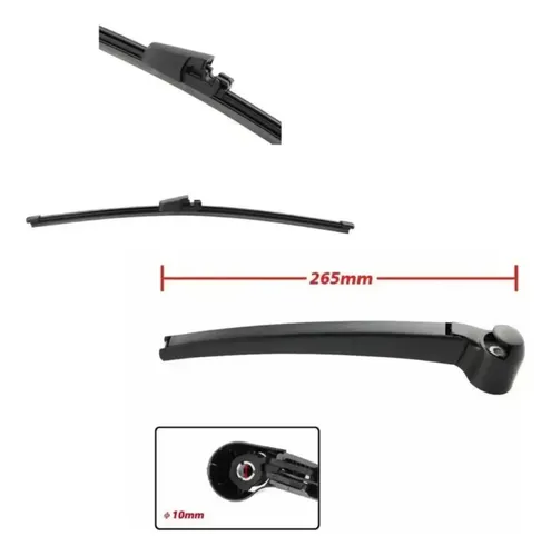 Plumilla Y Brazo Limpiaparabrisas Trasero Vw Gti Mk5 06-09