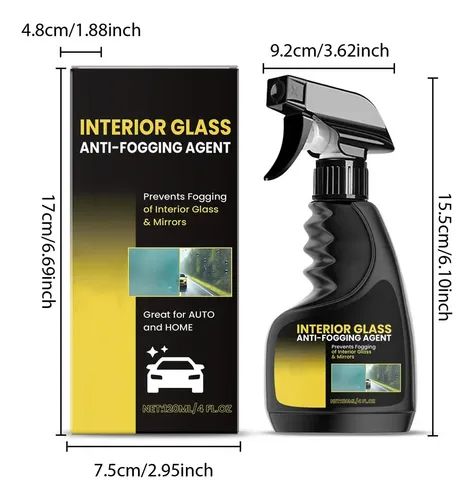 Tratamiento Antivaho Para Parabrisas De Coche, 120 Ml