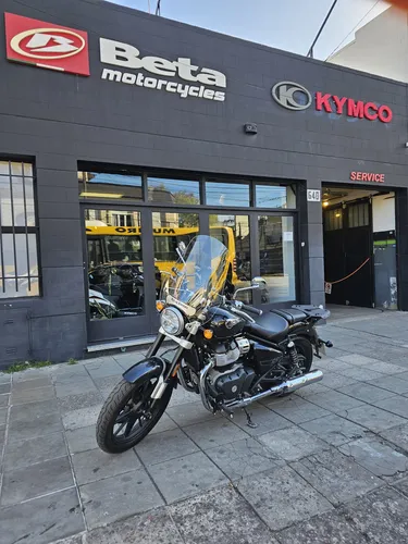 Parabrisas Moto Elevado Ruta Super Meteor 650 Con Chapa Inox