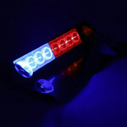 Strong Baliza Estroboscopica 8 Led 12/24v C/interruptor