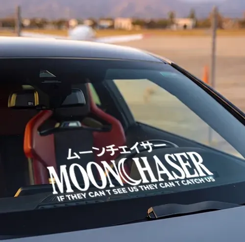 Calco Parabrisas Ploteo Moon Chaser