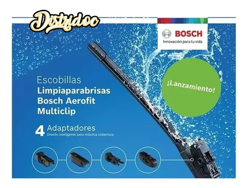 Kit X2 Escobillas Delanteras Bosch Aerofit Ford Ranger 2012/