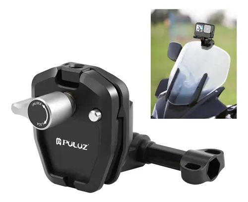 Soporte De Parabrisas Puluz Para Cámaras De Acción Gopro Neg