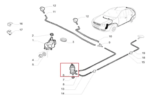 Bomba Sapito Original Fiat Palio Siena Idea Uno Mobi