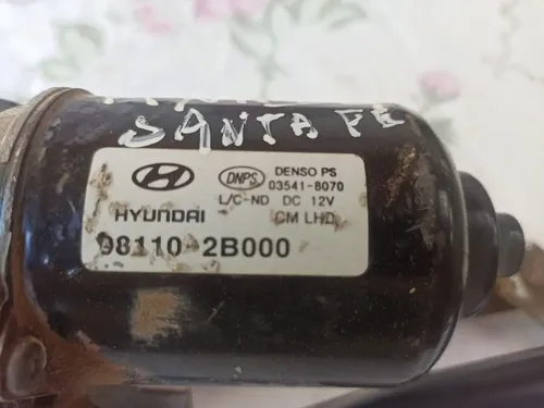 Hyundai Santa Fe Motor Y Mecanismos Limpiaparabrisas