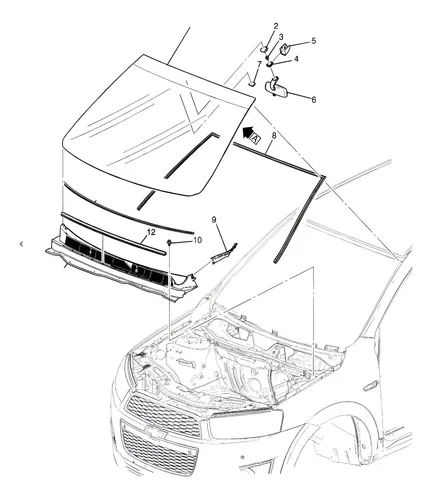 Parabrisas Sin Sensor Para Chevrolet Captiva Original Gm