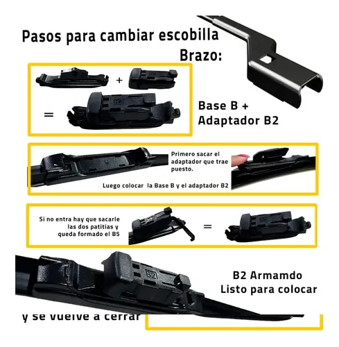 Juego Kit Escobilla Chevrolet Agile 2009 2016
