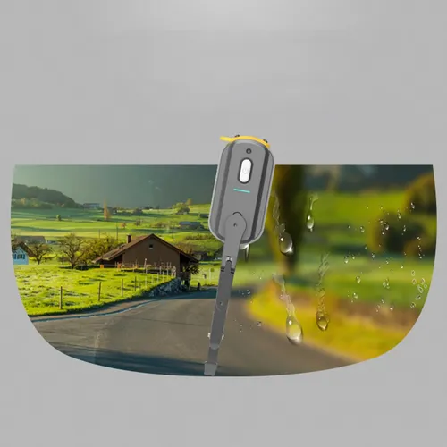 Limpiaparabrisas Para Casco De Motocicleta, 2 Velocidades,