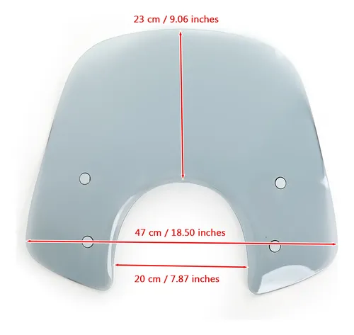 Parabrisas Vespa Lx50 B125 150 Gt200 Gts300 Gris Oscuro