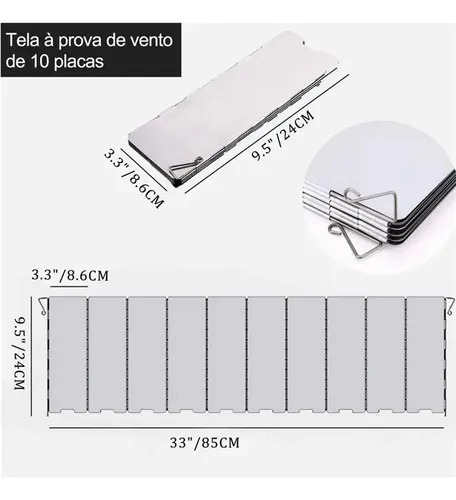 / Protector Contra El Viento For Estufa De Camping –