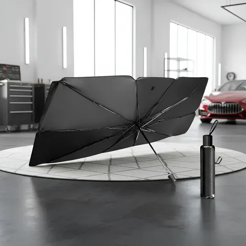 Parasol Paraguas Auto Protector Parabrisas Plegable Uv