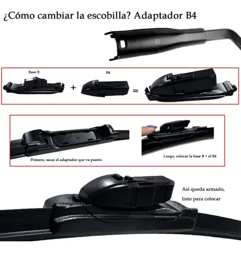 Kit De 3 Escobillas Chevrolet Onix 2013 2014 2015 2016