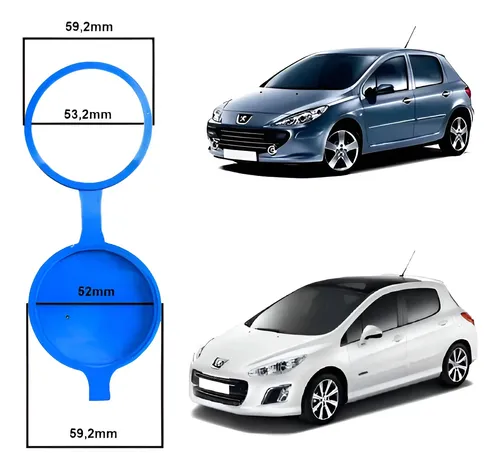 Tapa Deposito Lavaparabrisas Peugeot 206 208 308 Partner