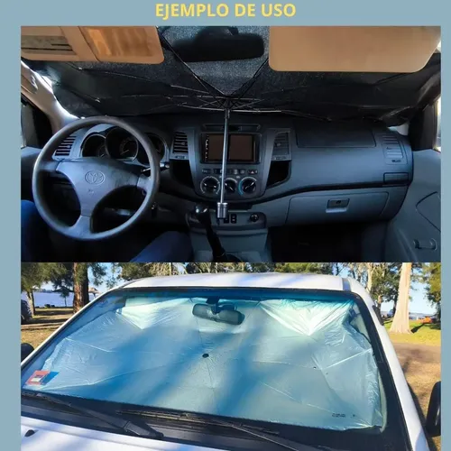 Parasol Paragua Parabrisas Plegable Protector Cubre Sol Auto