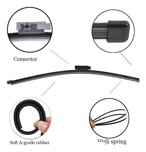 Juego De Limpiaparabrisas Para Bmw Serie 3 E91 2005-2009