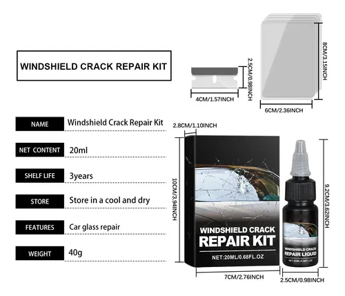 Elegante Kit De Líquido For Reparación De Parabrisas Delant