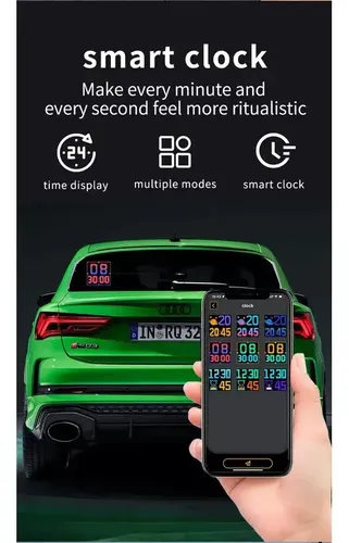 Pantalla Led A Todo Color Para Parabrisas Trasero De Auto