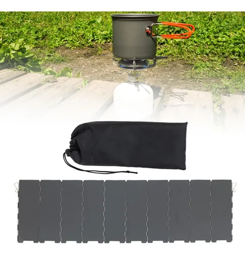 Parabrisas Plegable, Horno De Camping, Parabrisas, Negro