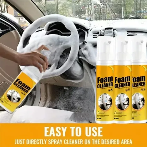 Set De Limpieza Automotriz Multifuncional Con Espuma, 3 Unid