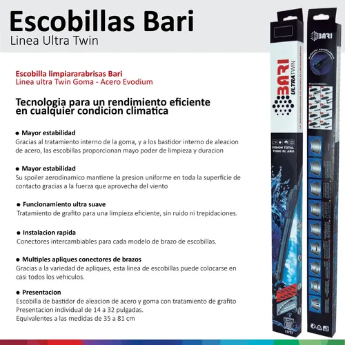 Escobillas Limpiaparabrisas Fiat Idea 2011-2016 Original