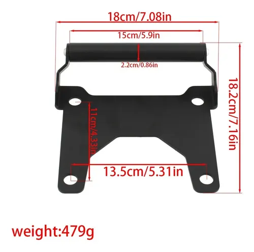 Barra Transversal Móvil/gps Para Zontes 703fs