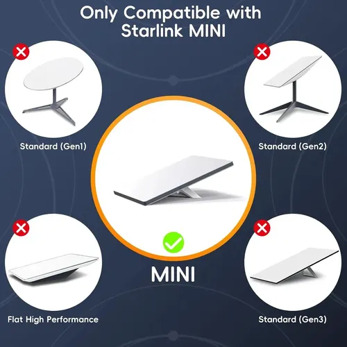 Soporte Ventosa Parabrisas Auto Viaje Para Starlink Mini