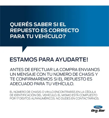 Escobilla Limpiaparabrisas Ford Fiesta Kd 2010/ Derecho Orig