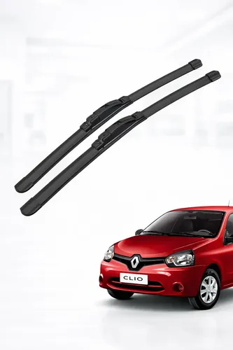 Kit 2 Escobillas Delanteras Flex Goma Clio 2 Y Mio 2000/2016
