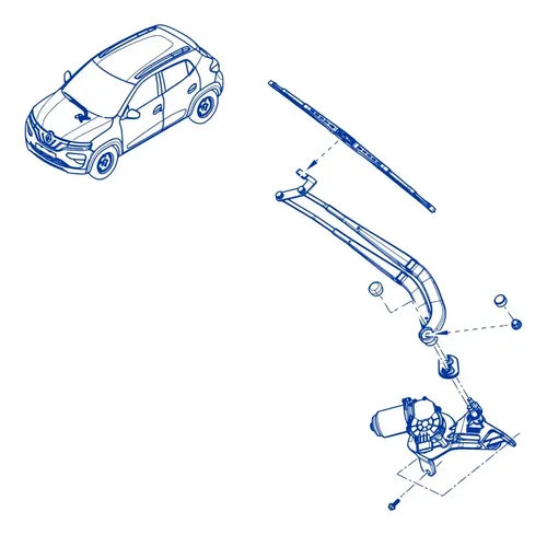 Brazo Limpiaparabrisa Delantero Renault Kwid E-tech Original