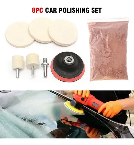 Kit Pulido Parabrisas Con Óxido De Cerio Y Discos