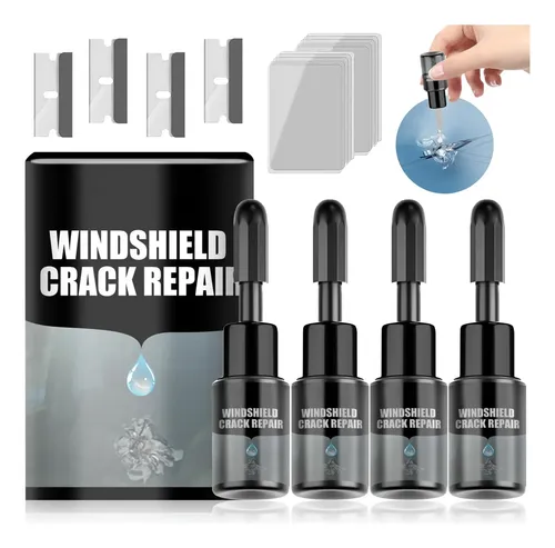 Líquido Y Kit De Reparación De Grietas Para Parabrisas
