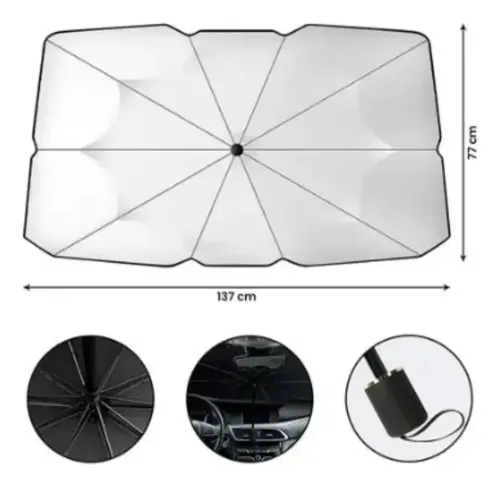 Paragua Parasol Parabrisas Plegable Protección Uv