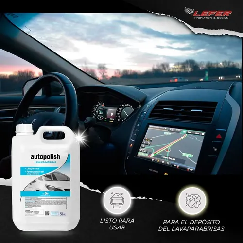 Autopolish Limpia Lava Parabrisas Para Deposito X 5 Lts