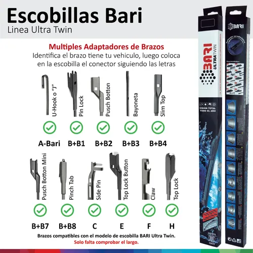 Escobillas Limpiaparabrisas Jeep Compass 2008-2015