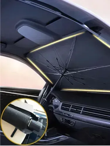 Parasol De Auto Protector Parabrisas Cubre Sol Sombrilla