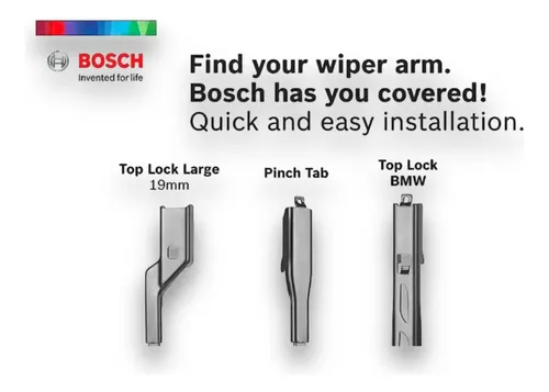 Kit De 3 Escobillas Bosch Gol Trend 2017 2016 2015 2014 2013