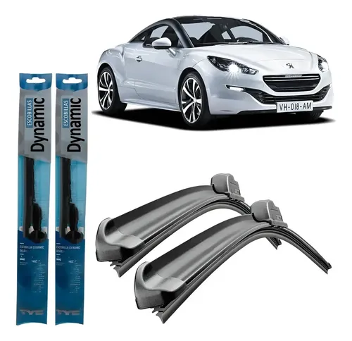 Juego Kit Escobillas Peugeot Rcz 2012 2013 2014 2015 2016