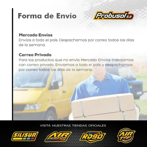 Lava Parabrisas Concentrado Silisur 1 Litro Pack 6 Unidades