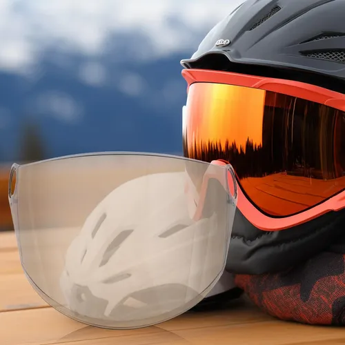Equipo De Moto Para Hombre, Casco Integral, Visera, Parabris