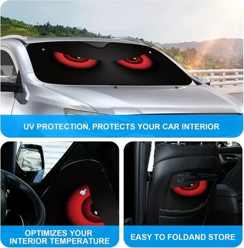 Protector Solar Para Parabrisas De Coche Devil’s Eye, Nuevo